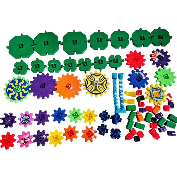 Learning Resources Gizmo Gears Building Toy Multicolor 72PC Engineering Play - Picture 1 of 4
